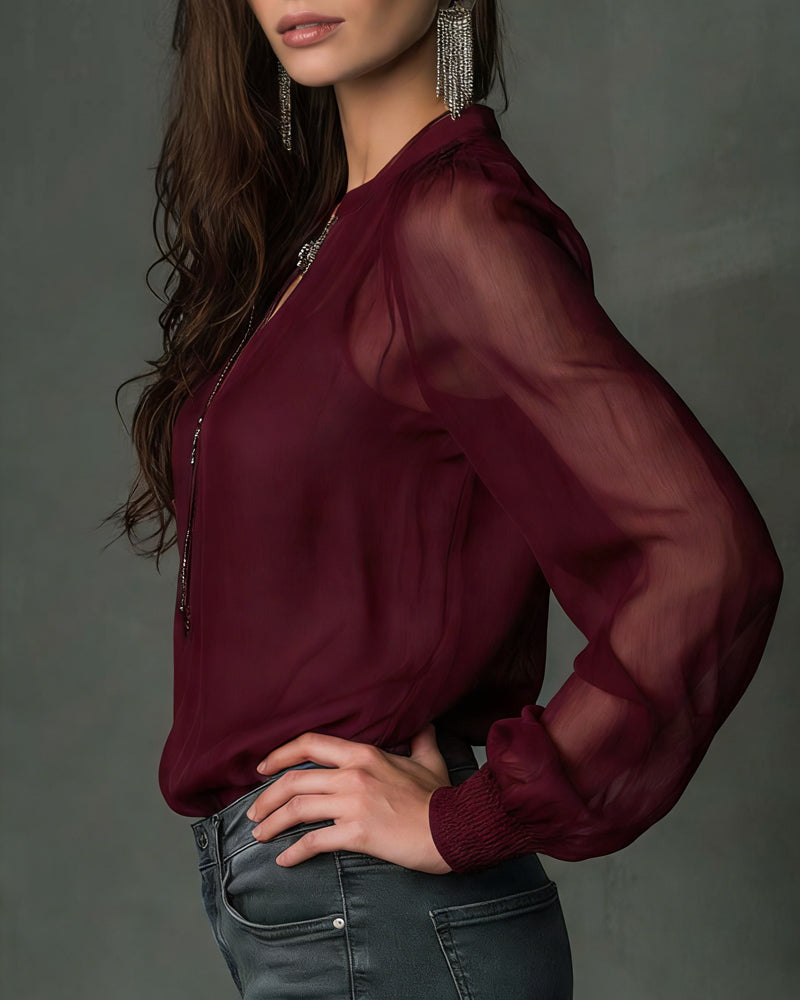Monique – Elegant blus | Margot Montreux