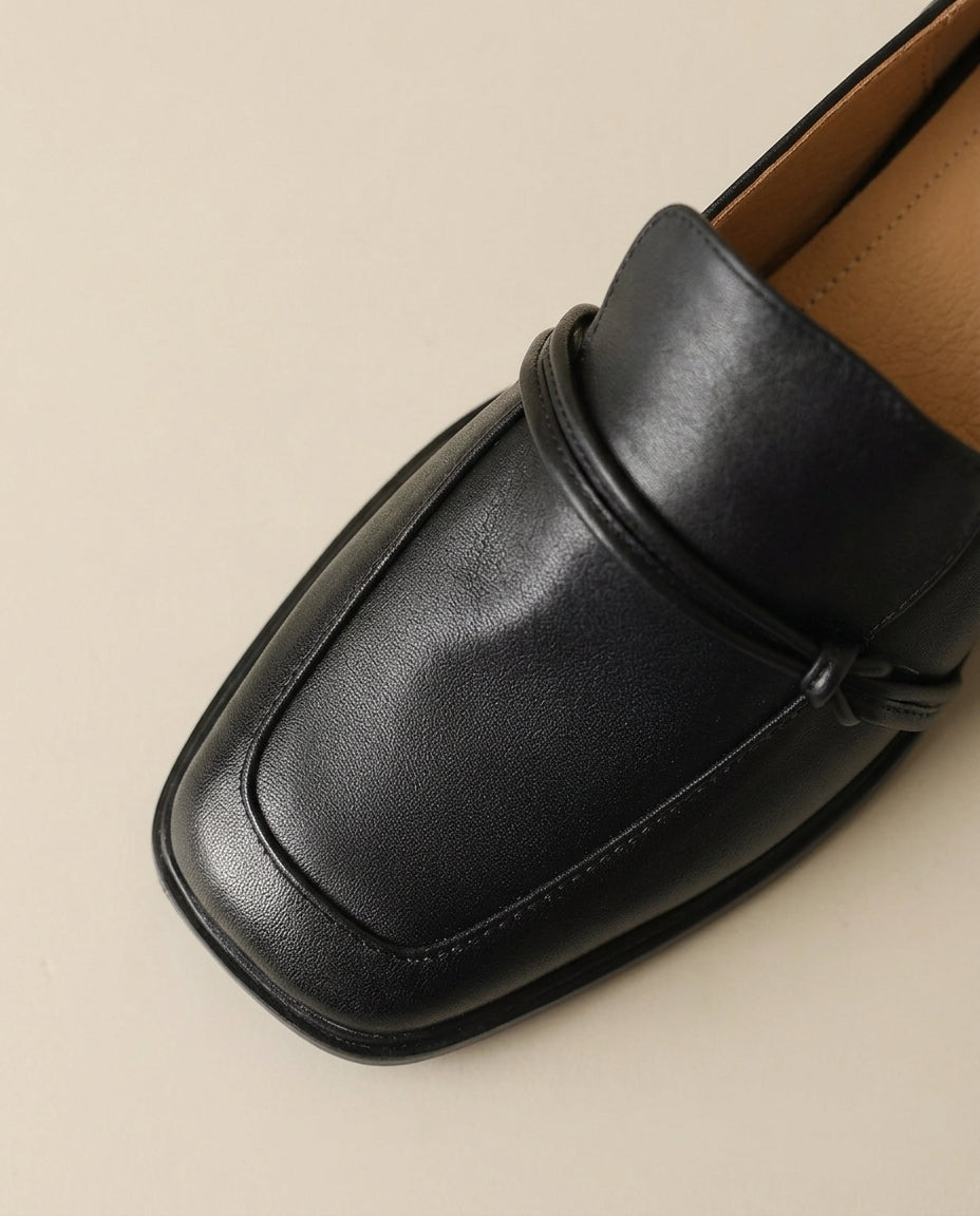 Audrey – Loafers med blockklack | Margot Montreux
