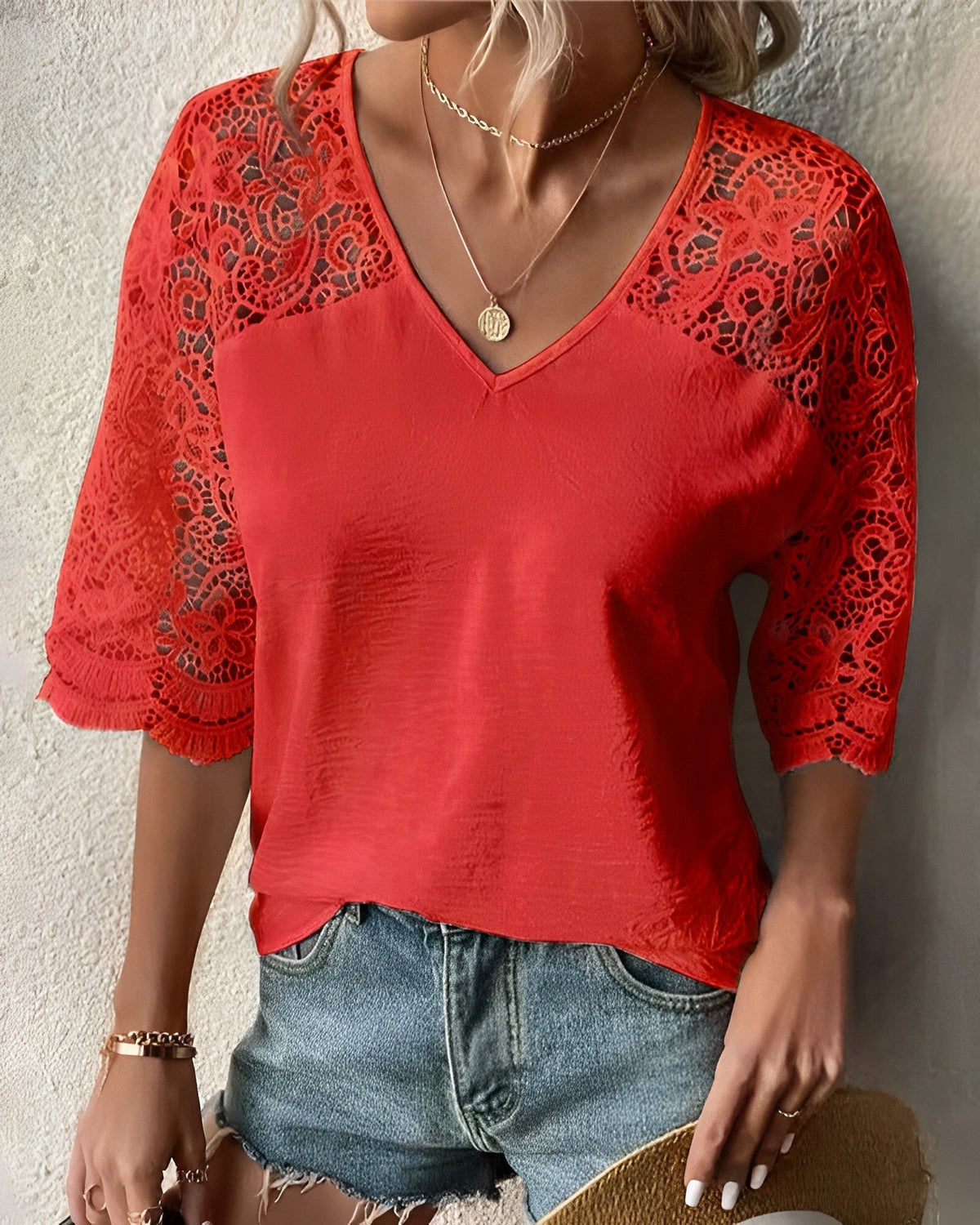 Constance – Svepande blus | Margot Montreux