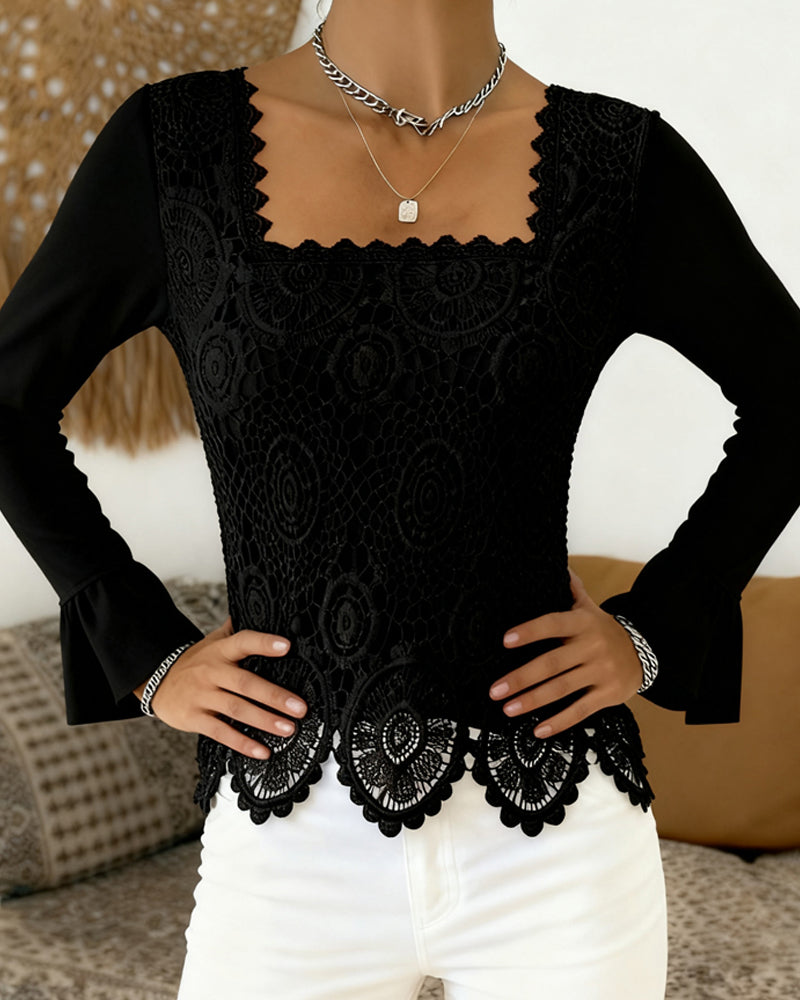 Eugenie – Svepande blus | Margot Montreux