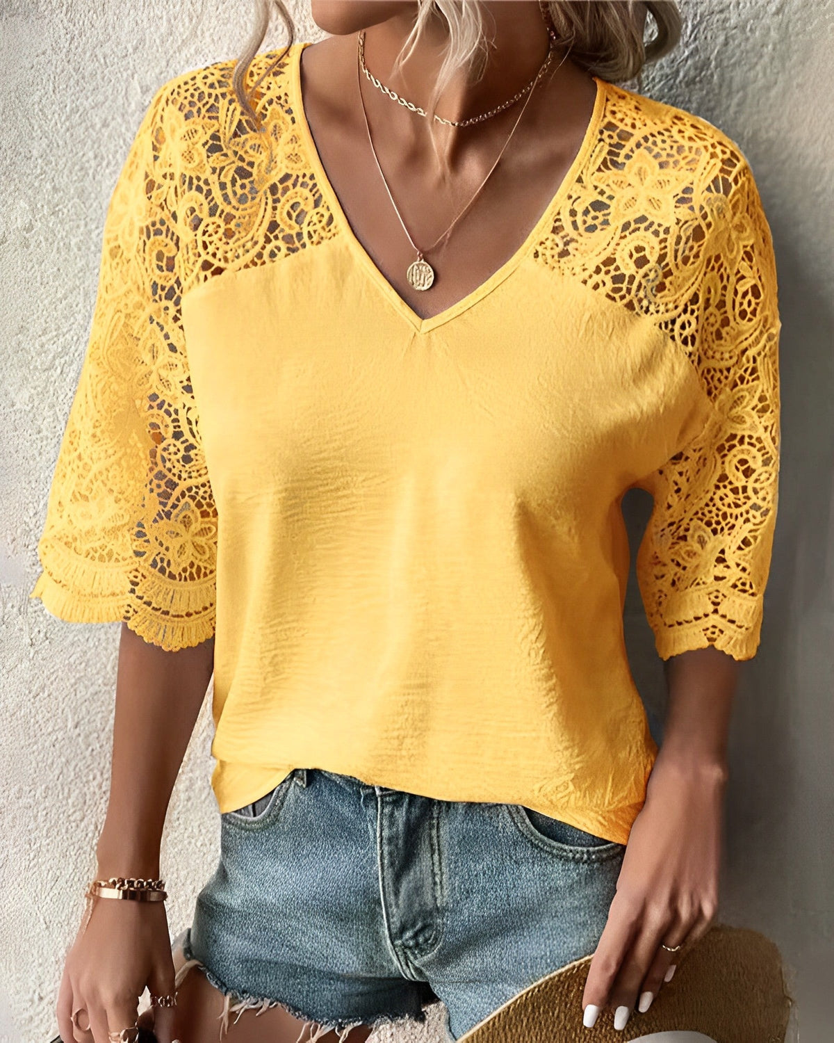 Constance – Svepande blus | Margot Montreux