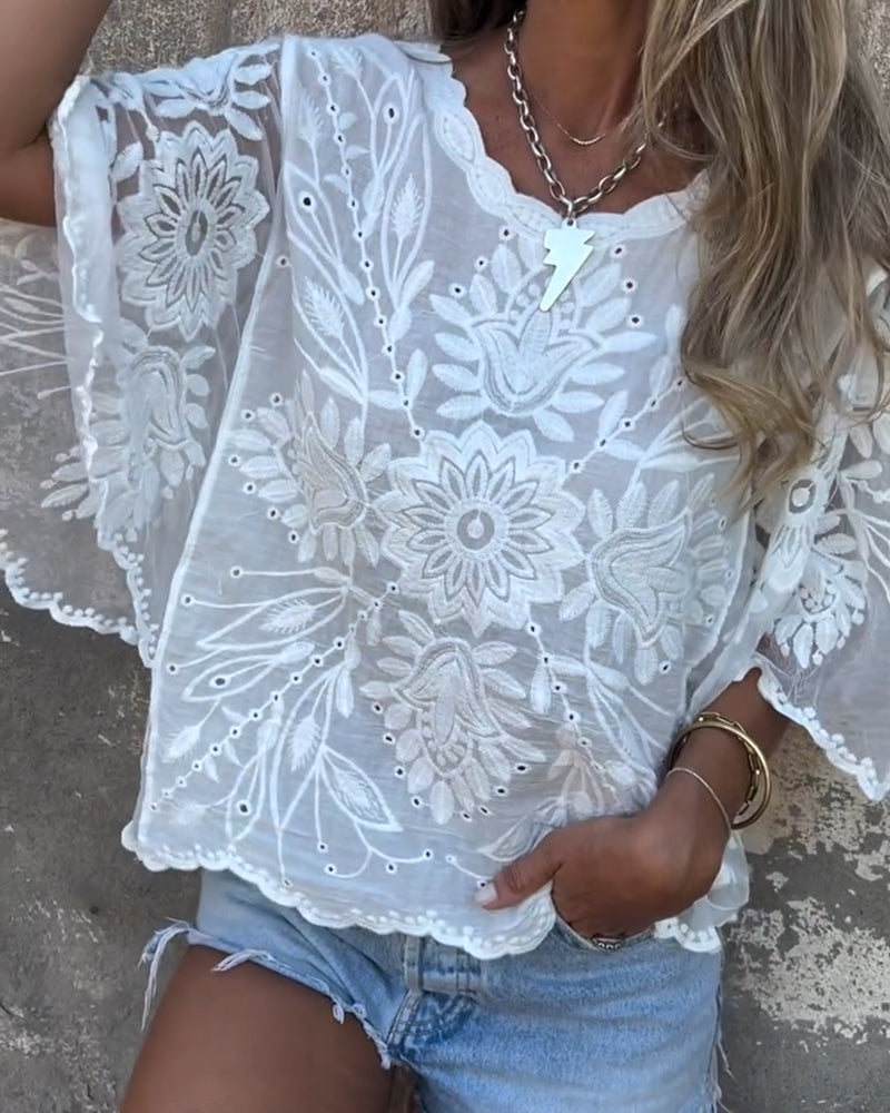 Eveline – Romantisk blus | Margot Montreux