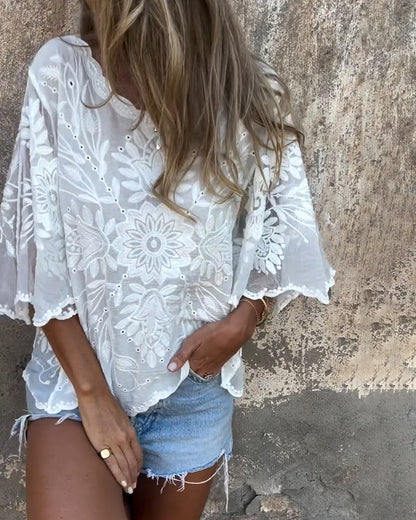 Eveline – Romantisk blus | Margot Montreux