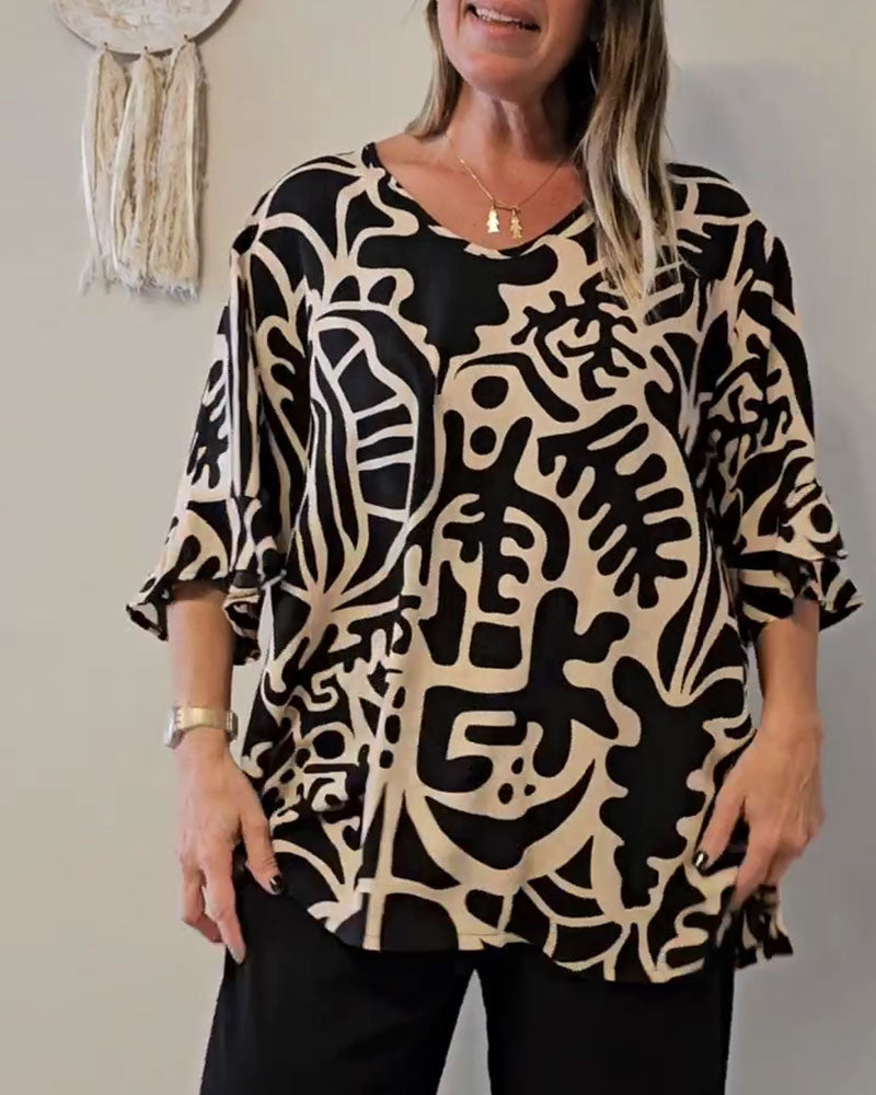 Mia – Svepande blus | Margot Montreux