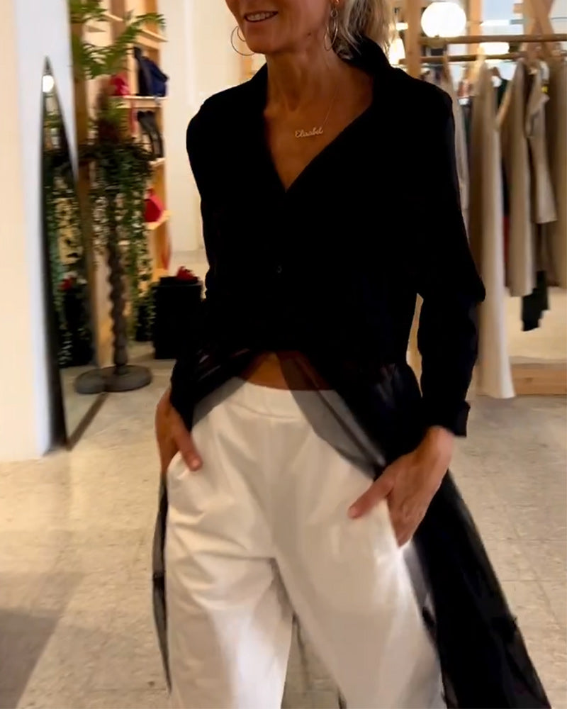 Marguerite – Svepande blus | Margot Montreux