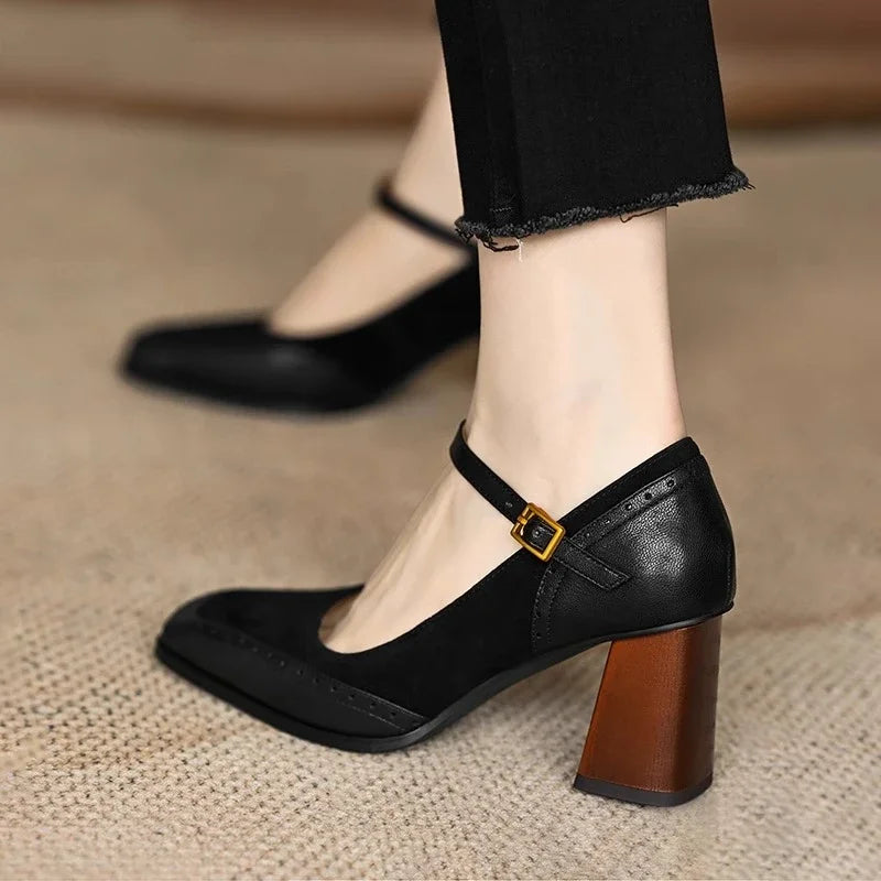 Daniela – Pumps i läder | Margot Montreux