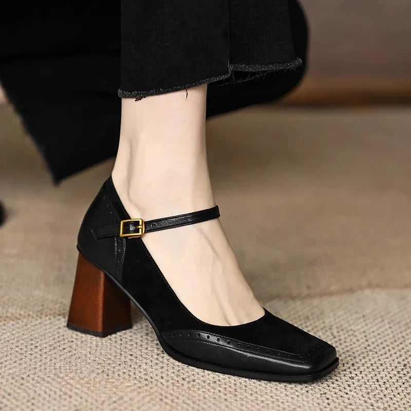 Daniela – Pumps i läder | Margot Montreux