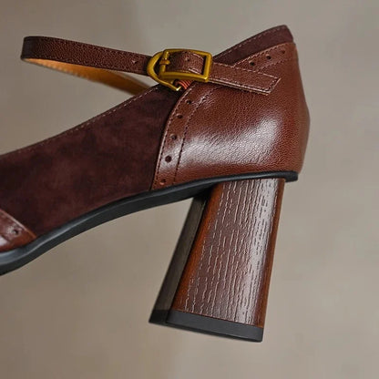 Daniela – Pumps i läder | Margot Montreux