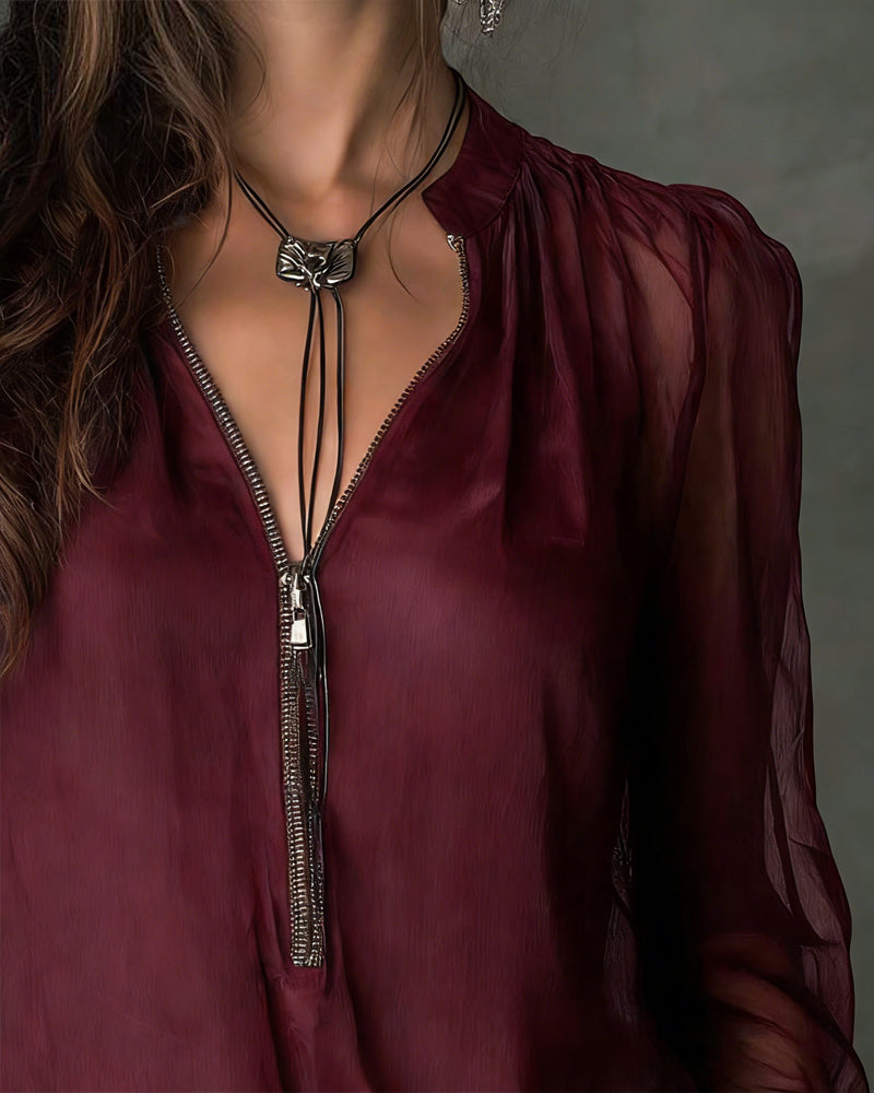 Monique – Elegant blus | Margot Montreux