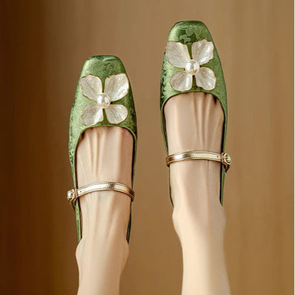 Jeanine – Slingback-pumps med blockklack | Margot Montreux